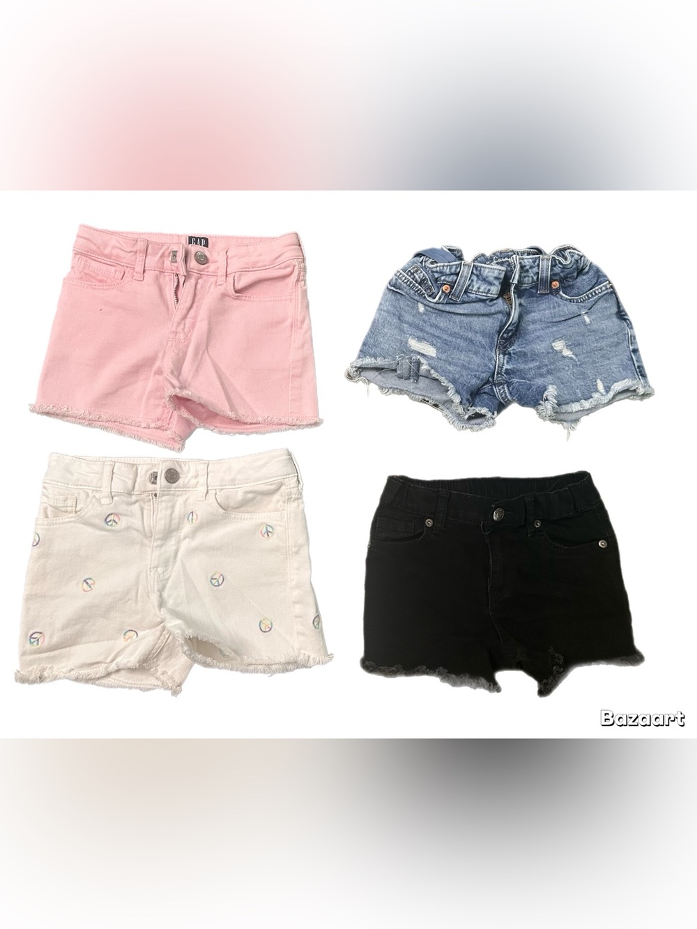 Girls Size 6/7 Bottoms Bundle 19 Pieces Gap Target Shorts/Pants/Skort/Leggins